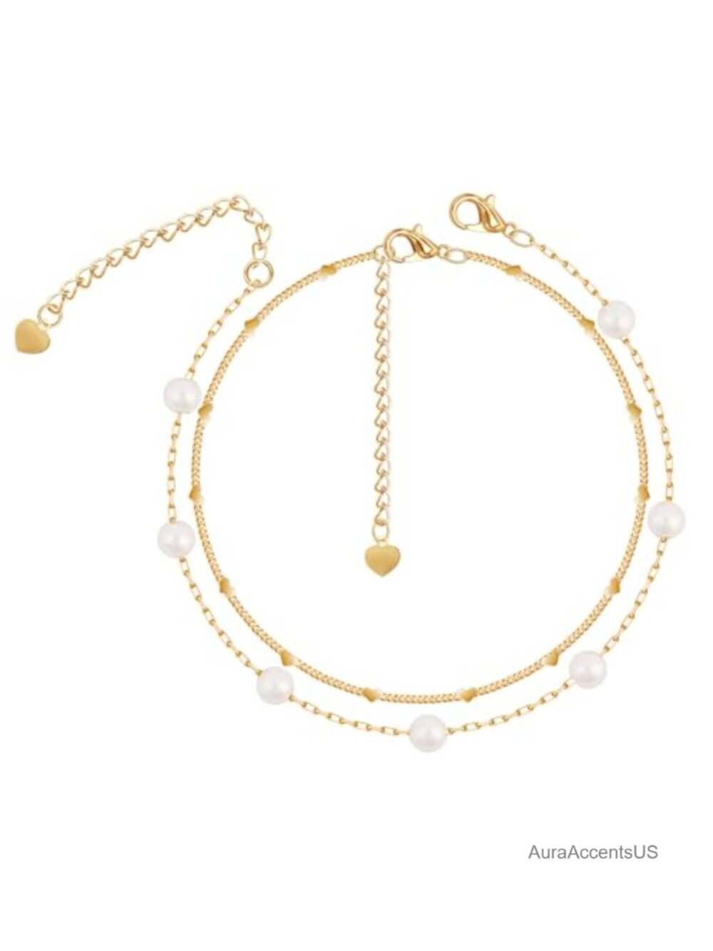14K Gold Plated Bracelet Set for Women, Waterproof, Non Tarnish, Trendy Dainty